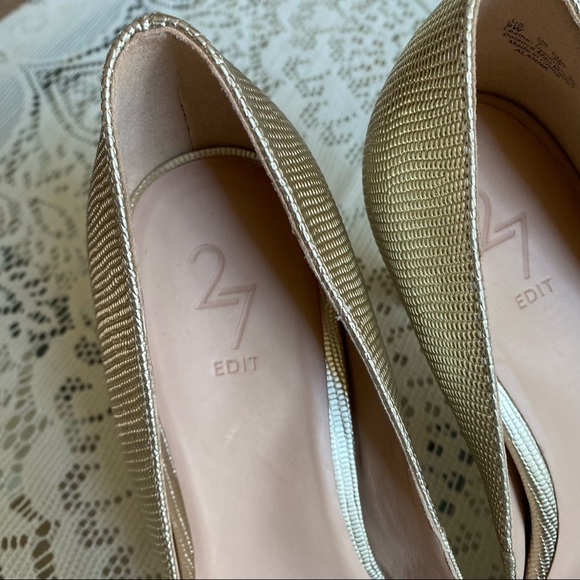 Naturalizer 27 Edit gold high heels NWOB - Picture 7 of 7